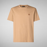 Men's Adelmar T-Shirt in Biscuit Beige | Save The Duck
