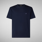 Men's Adelmar T-Shirt in Navy Blue | Save The Duck