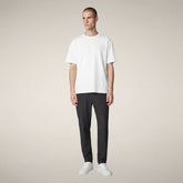 Men's basic t shirt adelmar in white - Smartleisure Clothing Man | Save The Duck