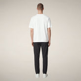 Men's basic t shirt adelmar in white - Smartleisure Clothing Man | Save The Duck