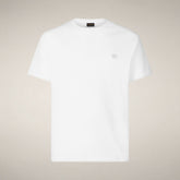 Men's basic t shirt adelmar in white - Smartleisure Clothing Man | Save The Duck