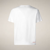 Men's basic t shirt adelmar in white - Smartleisure Clothing Man | Save The Duck