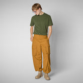 Men's t-shirt Bram in moss green | Save The Duck