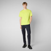 BRAM:STD SWEATER HOMME T/SHIRT en MESY en LICHEN GREEN | Save The Duck