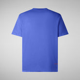 Men's t-shirt Bram in gentian blue | Save The Duck