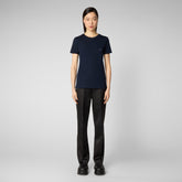 Women's Annabeth T-Shirt in Navy Blue - Women's Athleisure | Save The Duck