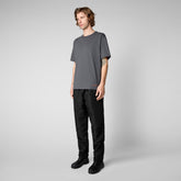 Men's Onkob T-Shirt in Anthracite Grey - T-Shirt & Polo Collection | Save The Duck
