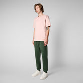 Men's Onkob T-Shirt in Chalk Pink | Save The Duck