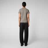 Women's Abola T-Shirt in Mud Grey - T-Shirt & Polo Collection | Save The Duck