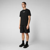 Men's Nalo T-Shirt in Black - Men | Save The Duck
