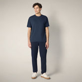 Men's T-shirt Gabe in Navy Blue - T-shirt Man | Save The Duck