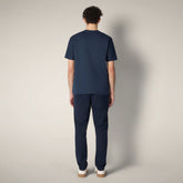 Men's T-shirt Gabe in Navy Blue - T-shirt Man | Save The Duck