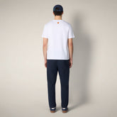 Men's T-shirt Abram in White - Smartleisure Clothing Man | Save The Duck