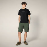 Men's T-shirt Bern in Black - Smartleisure Clothing Man | Save The Duck