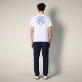 Men's T-shirt Ford in White with New York print - Smartleisure Clothing Man | Save The Duck