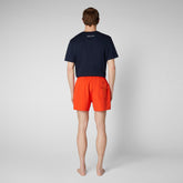 Men's Demna Swim Trunks in Traffic Red - Men's Swimwear | Save The Duck