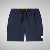 Men's Demna Swim Trunks in Navy Blue - Blue Collection | Save The Duck