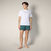 Men's Swim Shorts Ademir with Mante - Men's Swimwear | Save The Duck