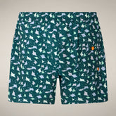 Men's Swim Shorts Ademir with Mante - Men's Swimwear | Save The Duck