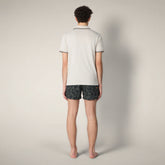 Men's Swim Shorts Ademir with Palms - Men's Swimwear | Save The Duck