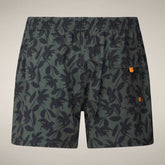 Men's Swim Shorts Ademir with Palms - Men's Swimwear | Save The Duck
