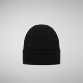 Unisex beanie Lou in black | Save The Duck