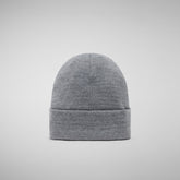 Unisex beanie Lou in light grey melange - Men's Accessories | Save The Duck