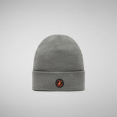 Unisex beanie Lou in wolf grey - Men's Accessories | Save The Duck