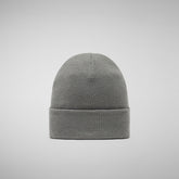 Unisex beanie Lou in wolf grey | Save The Duck