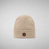 Unisex beanie Lou in shore beige - Women's Accessories | Save The Duck