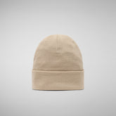 Unisex beanie Lou in shore beige - Men's Accessories | Save The Duck