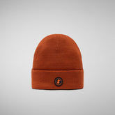 Unisex beanie Lou in maple orange | Save The Duck