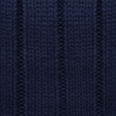 Unisex ribbed beanie jo in gentian black | Save The Duck