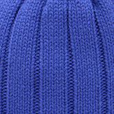 Unisex ribbed beanie jo in gentian black | Save The Duck