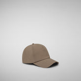 Unisex Georgie Cap in Mud Grey | Save The Duck