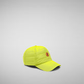 Unisex Pim Cap in Fluo Yellow - Yellow Collection | Save The Duck