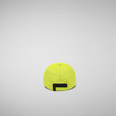 Unisex Pim Cap in Fluo Yellow - Men's Accessories | Save The Duck