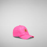 Unisex Pim Cap in Fluo Pink - Accessories | Save The Duck