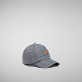 Unisex baseball cap Tirion in mid grey | Save The Duck