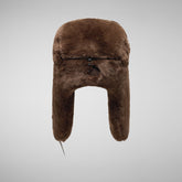 Unisex hat kassandra in teddy brown - Women's Accessories | Save The Duck