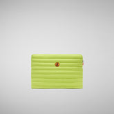 Unisex pc case Vesta in lichen green - Women's Accessories | Save The Duck