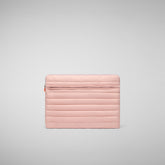 Unisex pc case Vesta in blush pink - Men's Accessories | Save The Duck