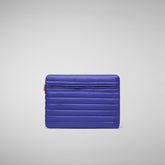 Unisex pc case Vesta in gentian blue | Save The Duck