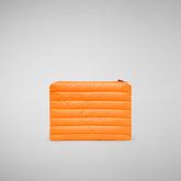Unisex Solane Pouch in Fluo Orange - All Save The Duck Products | Save The Duck