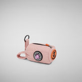 Pimpi dog poop bags holder in blush pink - Save the Duck x United Pets | Sauvez le canard