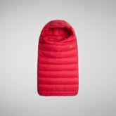 Unisex kids' baby sleeping bag May in tango red - All Save The Duck Products | Save The Duck