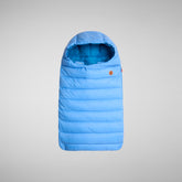 Unisex kids' baby sleeping bag May in cerulean blue | Save The Duck