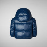 Unisex kids' animal free Puffer jacket Jody in ink blue - Baby Animal-Free Puffer Jackets | Save The Duck