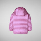 Baby Girls' Lucy Hooded Puffer Jacket in Nomad Pink - Babies' Collection | Save The Duck