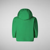 Babies' Coco Hooded Rain Jacket in Rainforest Green - Baby Rain Jackets | Save The Duck